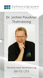 Mobile Screenshot of dr-pauckner.de