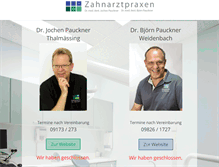 Tablet Screenshot of dr-pauckner.de